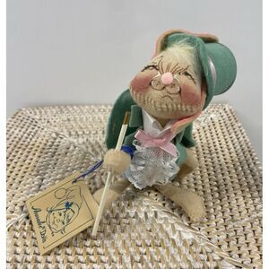 Anneale Vintage Easter Parade Bunny Marching Band Holiday Doll With‎ Tags